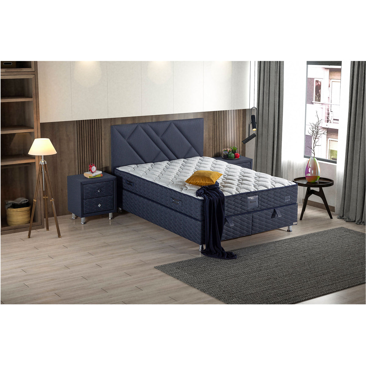 SERA Beddengoed set-Basis-Hoofdeinde-Bed-160x200
